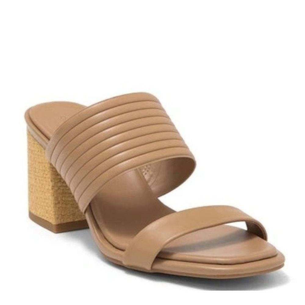 Caslon Slide Mules Sandals 9 Minimalist Nude Boho Chic Everyday Casual Tan Lamia